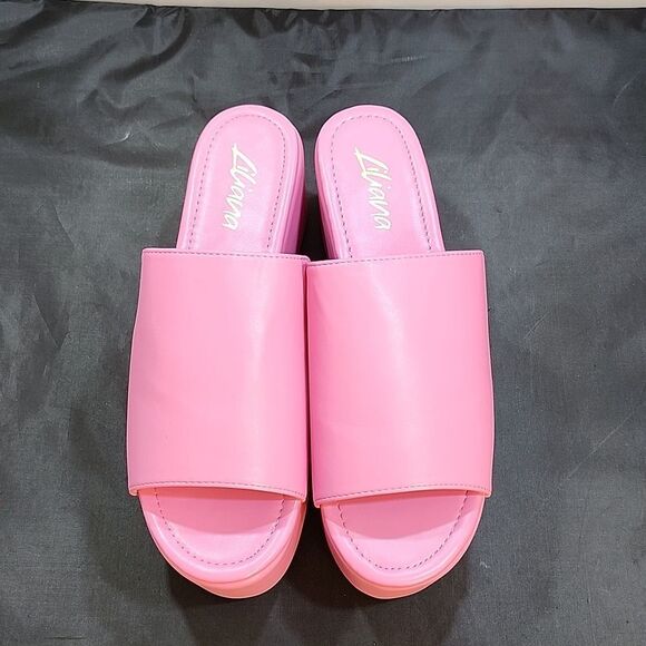 BRAND NEW LILIANA BUDZA-5 CLASSIC NEOPRONE OPEN TOE PLATFORM SANDAL - Picture 3 of 16